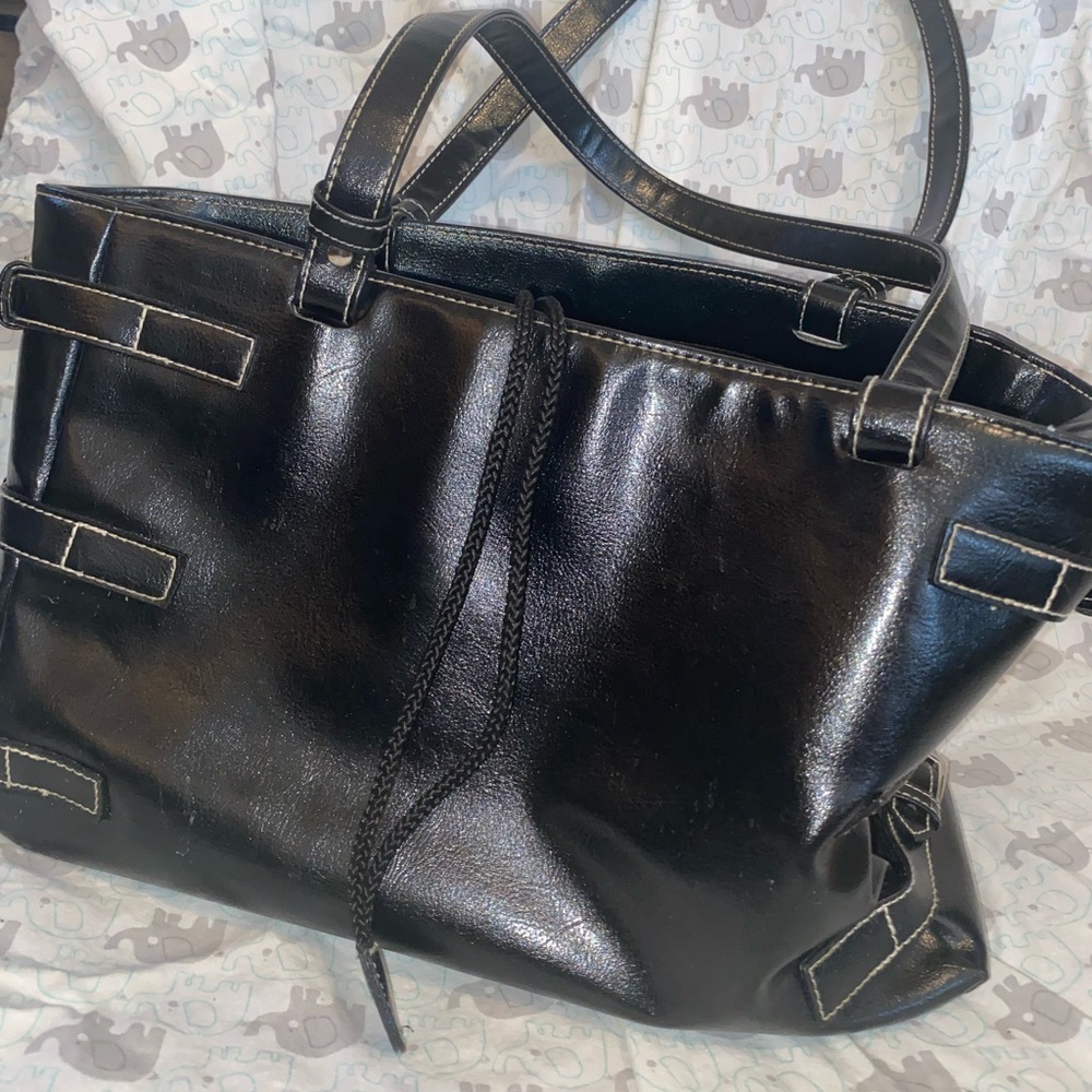 Schwarzkopf PROFESSIONAL Leather drawstring bag/purse